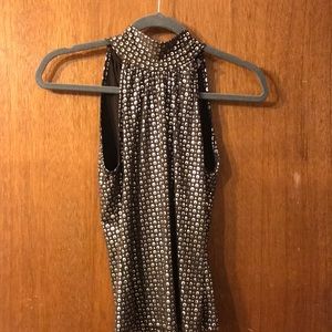 Brown and Silver top